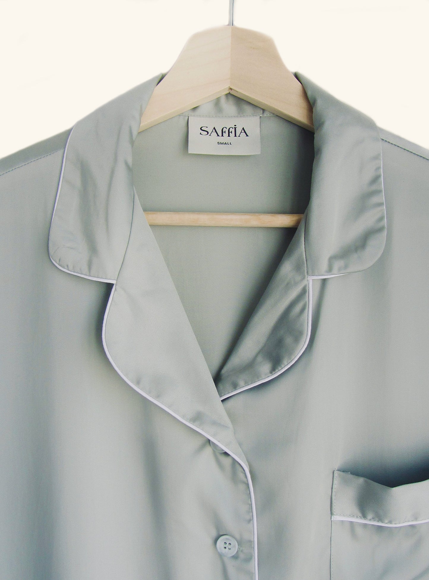 Women's Long Pajama Shirt | in Sage