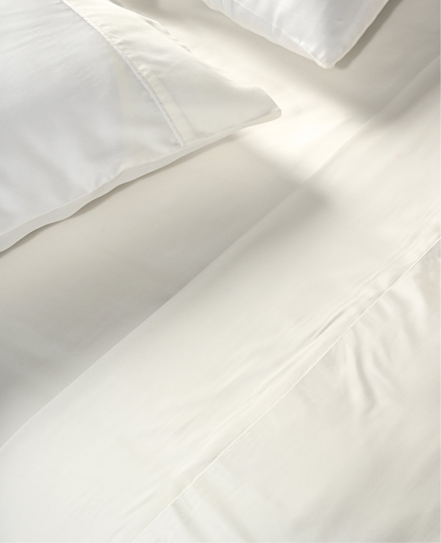 Eucalyptus Lyocell Flat Sheet - in White