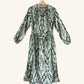 Ikat Kaftan in Emerald