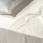 Eucalyptus Lyocell Flat Sheet - in White