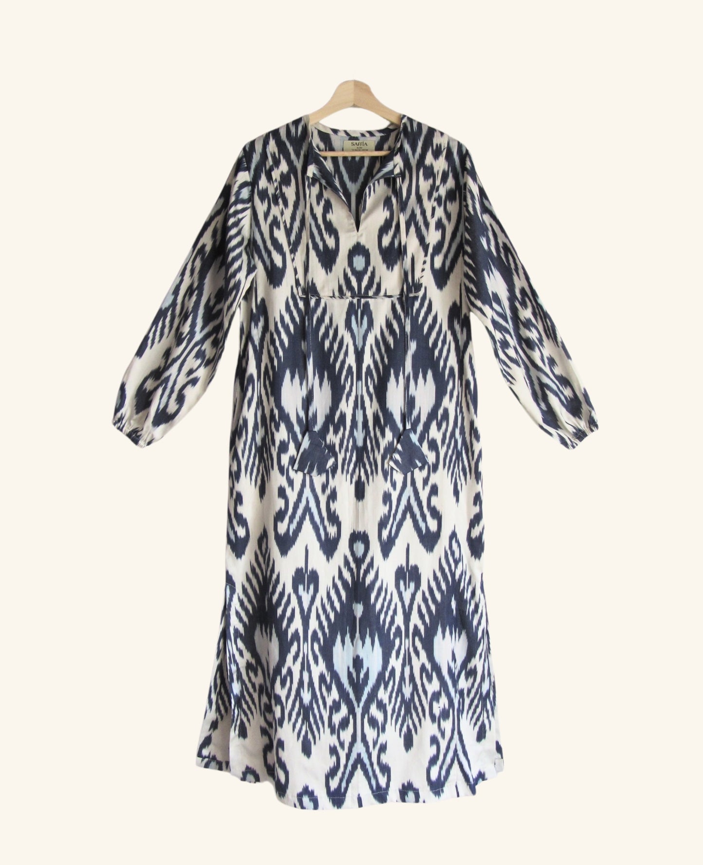 Ikat Kaftan in Ocean