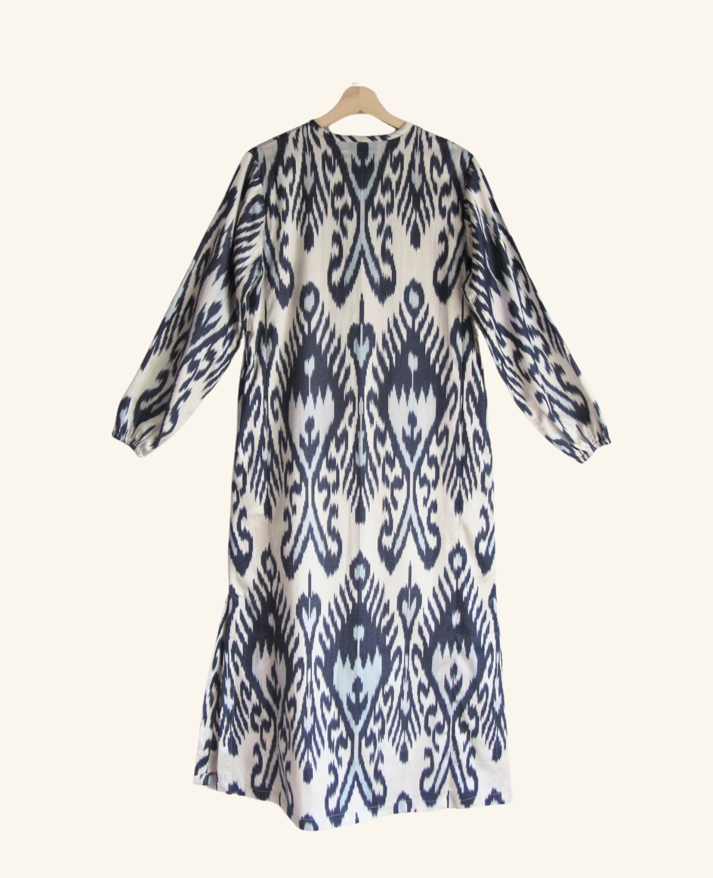 Ikat Kaftan in Ocean