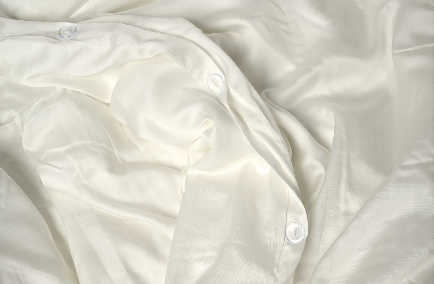 Eucalyptus Lyocell Duvet Cover - in White