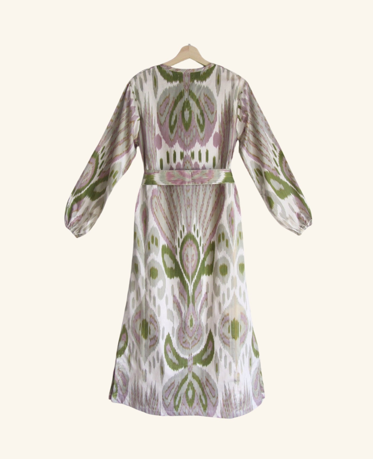 Ikat Kaftan in Lavender