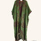 Reversible Kimono in Plum & Green