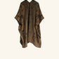 Reversible Kimono in Dark Brown & Taupe