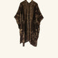 Reversible Kimono in Dark Brown & Taupe