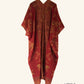 Reversible Kimono in Red & Marigold