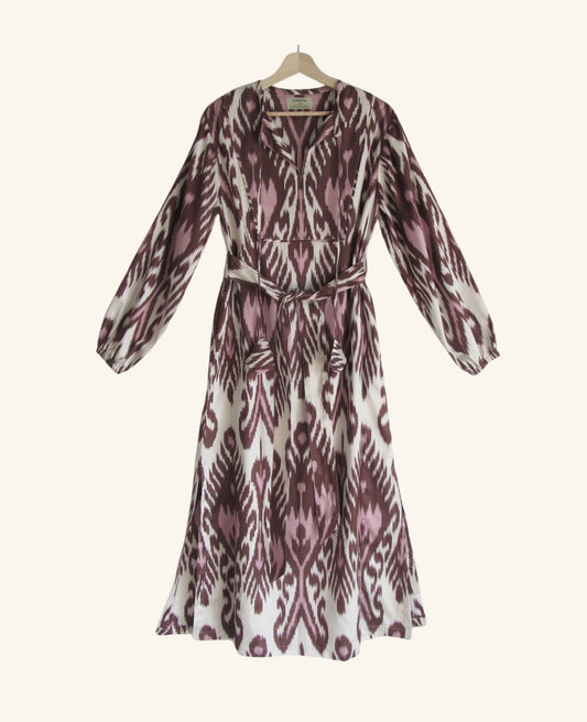 Ikat Kaftan in Coneflower