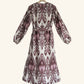 Ikat Kaftan in Coneflower