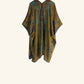 Reversible Kimono in Sapphire & Olive