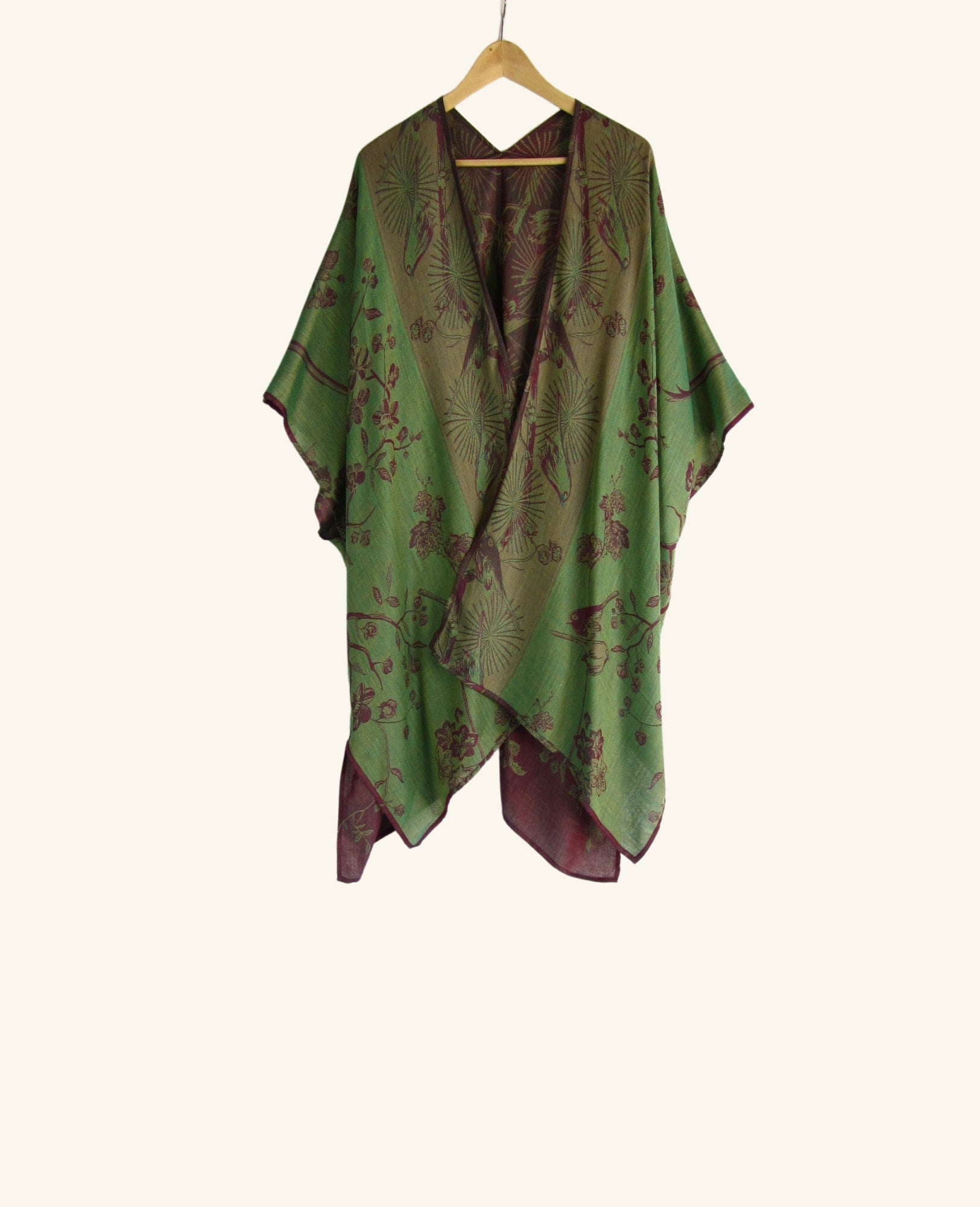 Green hot sale kimono jacket